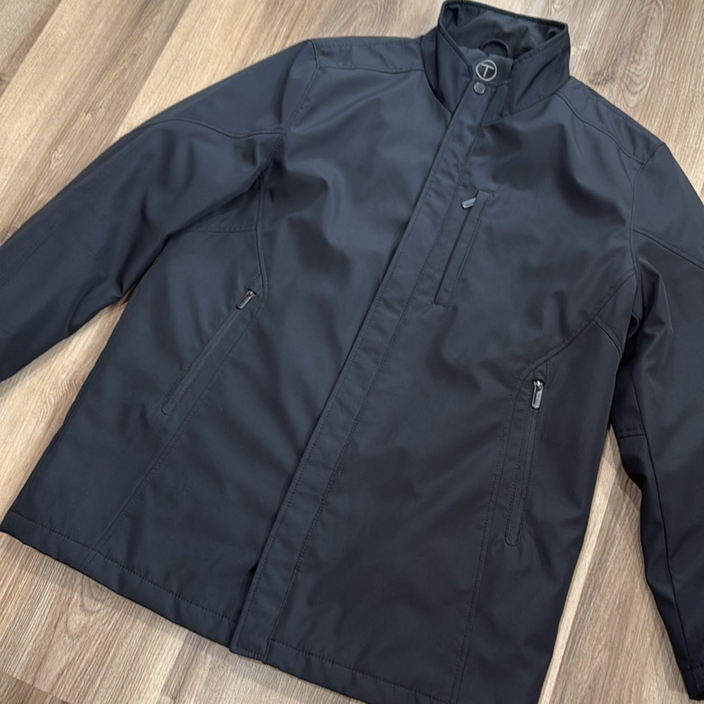 Tumi Tech By Tumi Black Softshell Full Zip Metro … - image 2